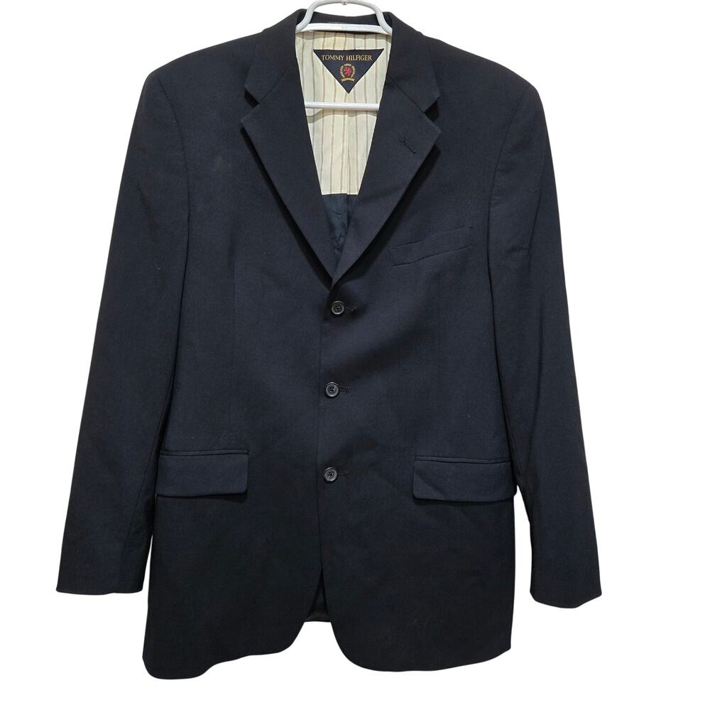 Tommy Hilfiger Navy Wool Blazer Men’s 41R